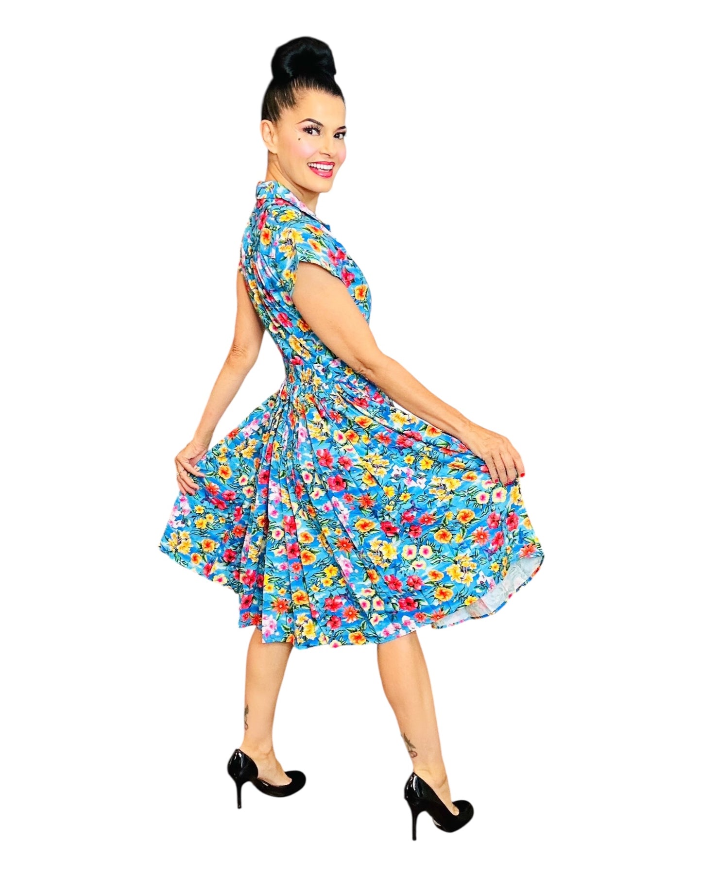 Bernie Dexter Kelly Dress in Paradise print