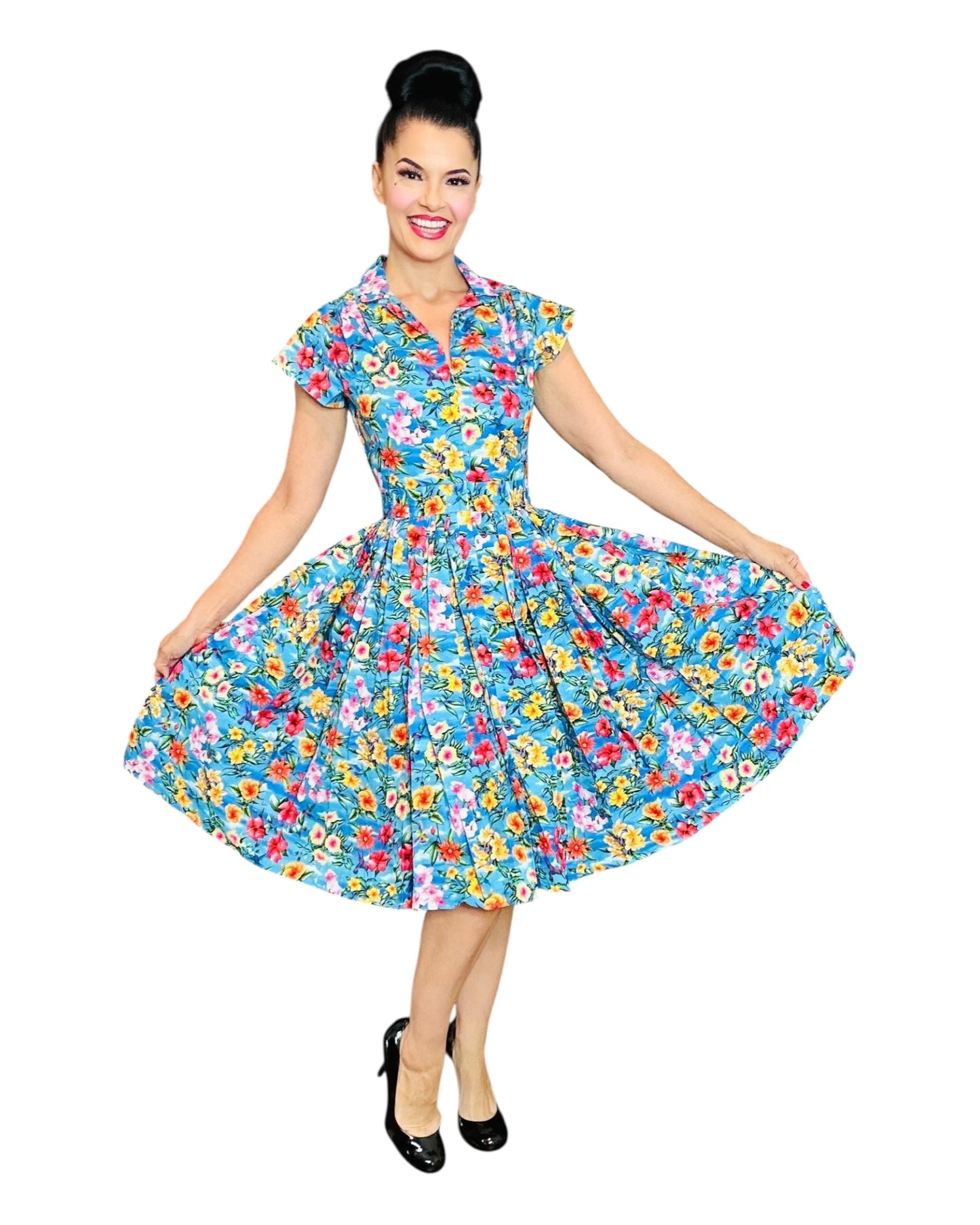 Bernie Dexter Kelly Dress in Paradise print