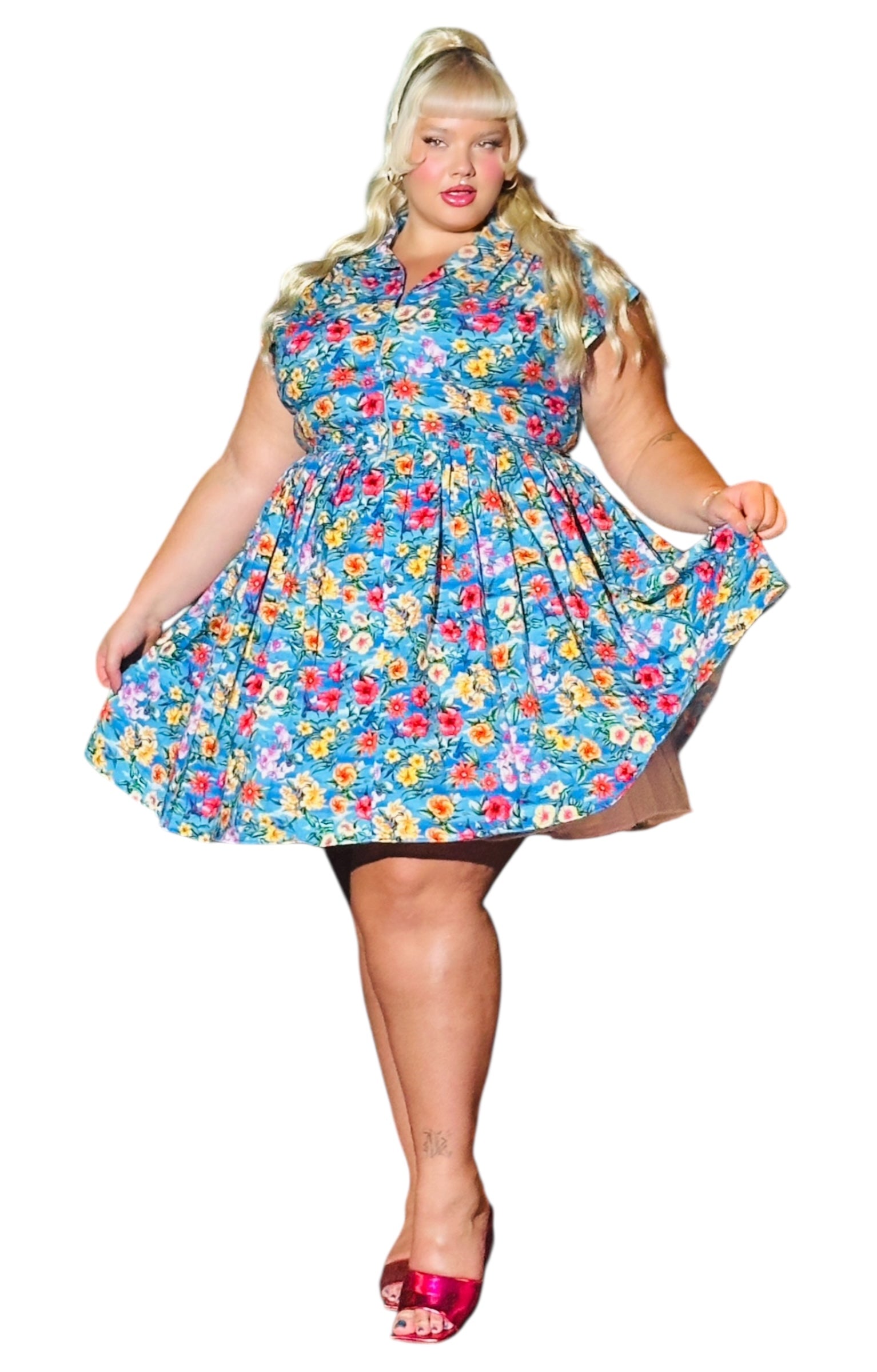 Bernie Dexter Kelly Dress in Paradise print  BernieDexterClothing.com