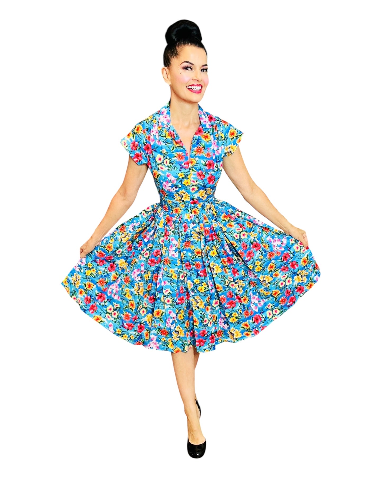 Bernie Dexter Kelly Dress in Paradise print