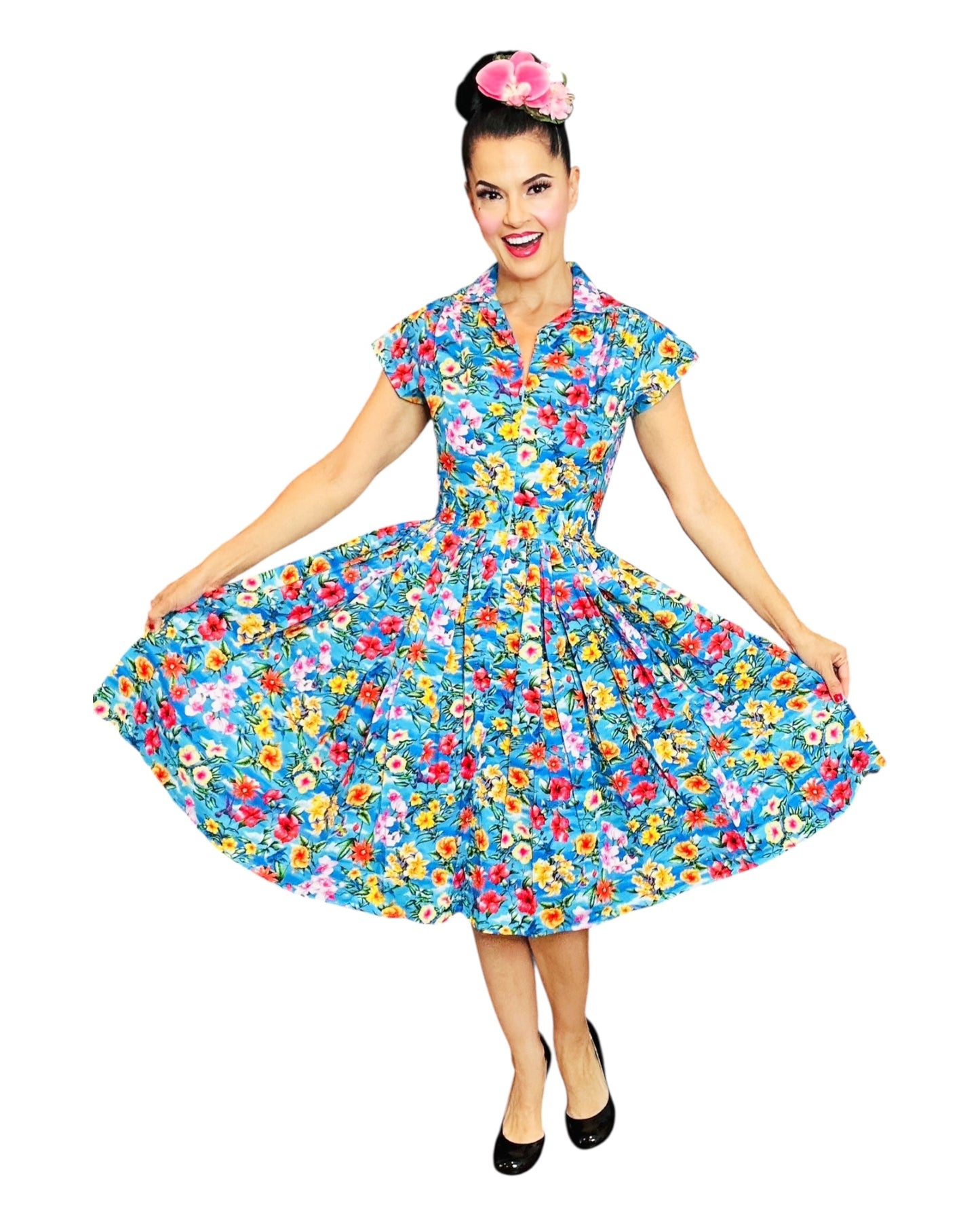 Bernie Dexter Kelly Dress in Paradise print