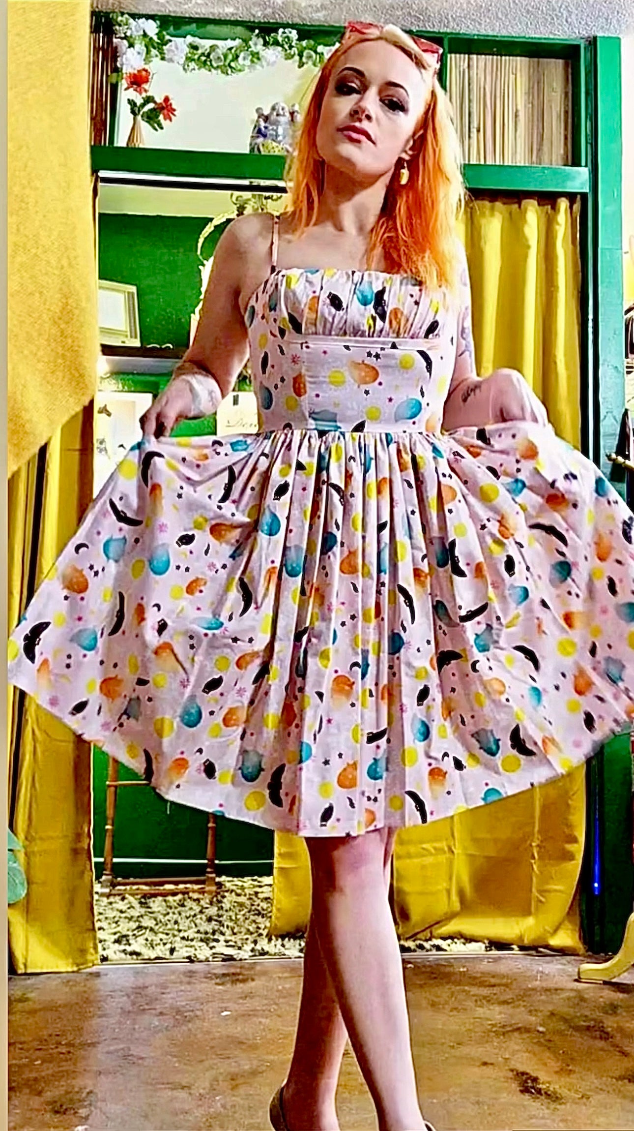 Bernie Dexter Paris Dress Ghost on You Print