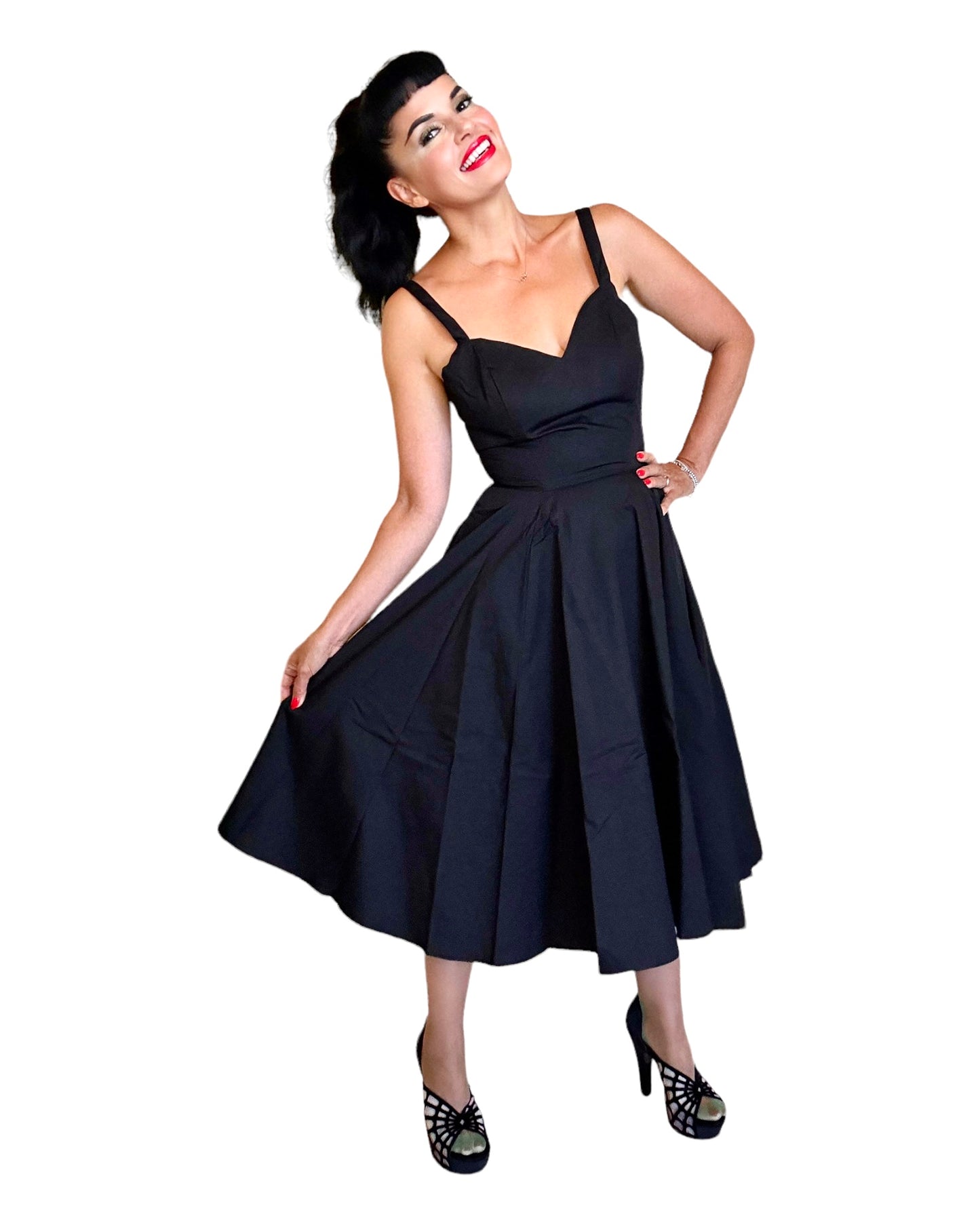 Bernie Dexter Gail Dress in Black Kat