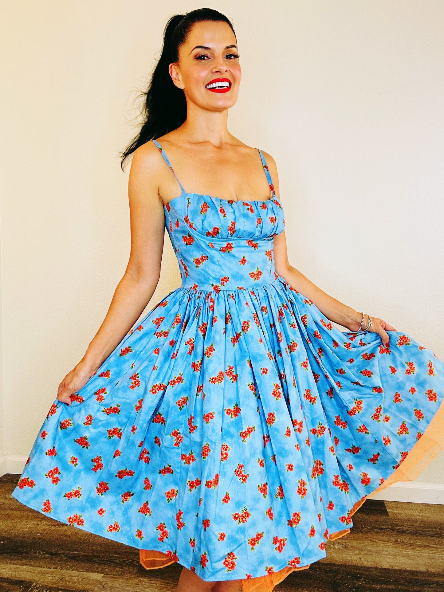 Paris Dress in Apple Blossom Time