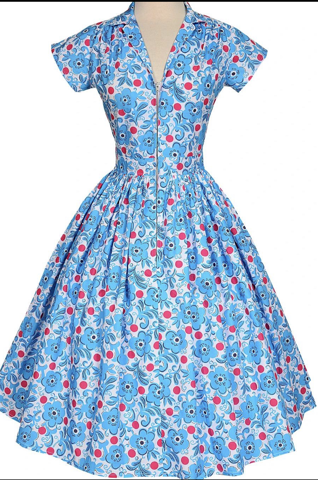 Bernie Dexter Kelly Dress in Red Dot Floral