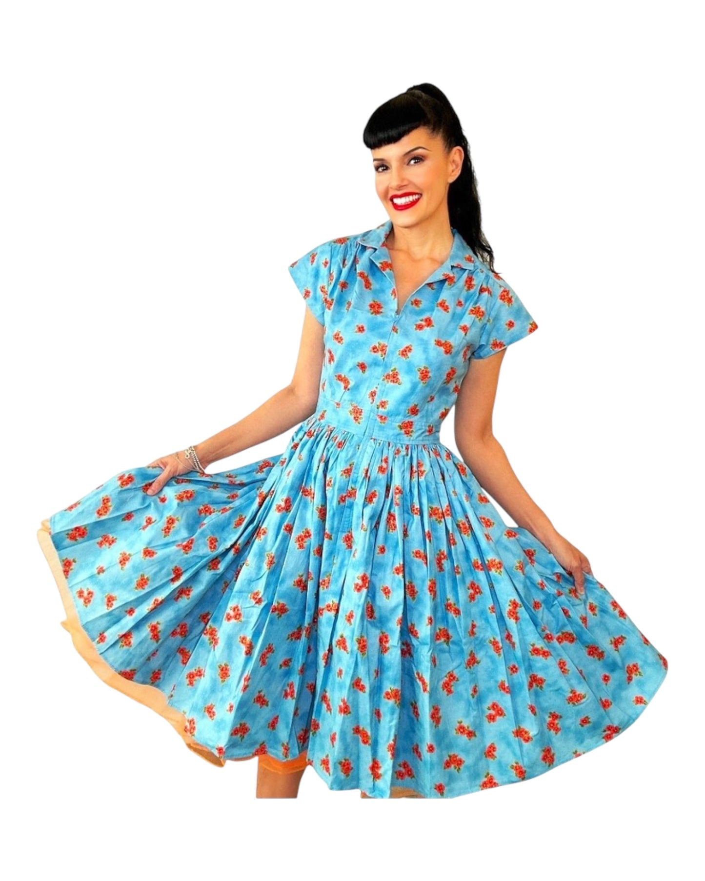 Bernie Dexter Kelly Dress in Apple Blossom Time