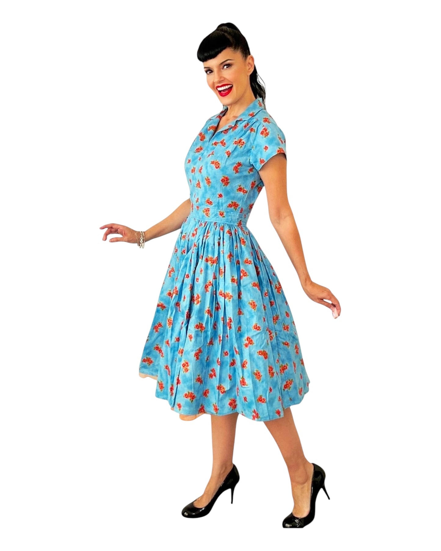 Bernie Dexter Kelly Dress in Apple Blossom Time