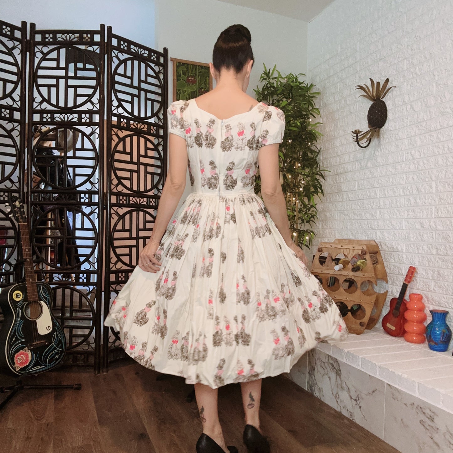 Bernie Dexter Poodle print 1XL last one