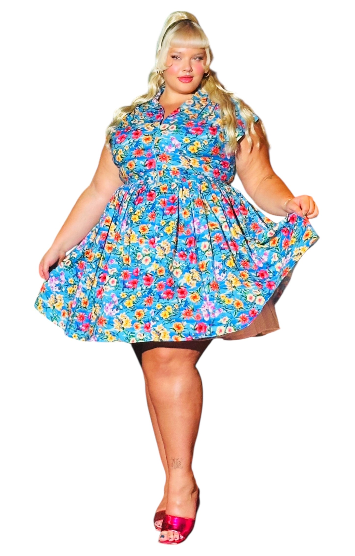 Bernie Dexter Kelly Dress in Paradise print