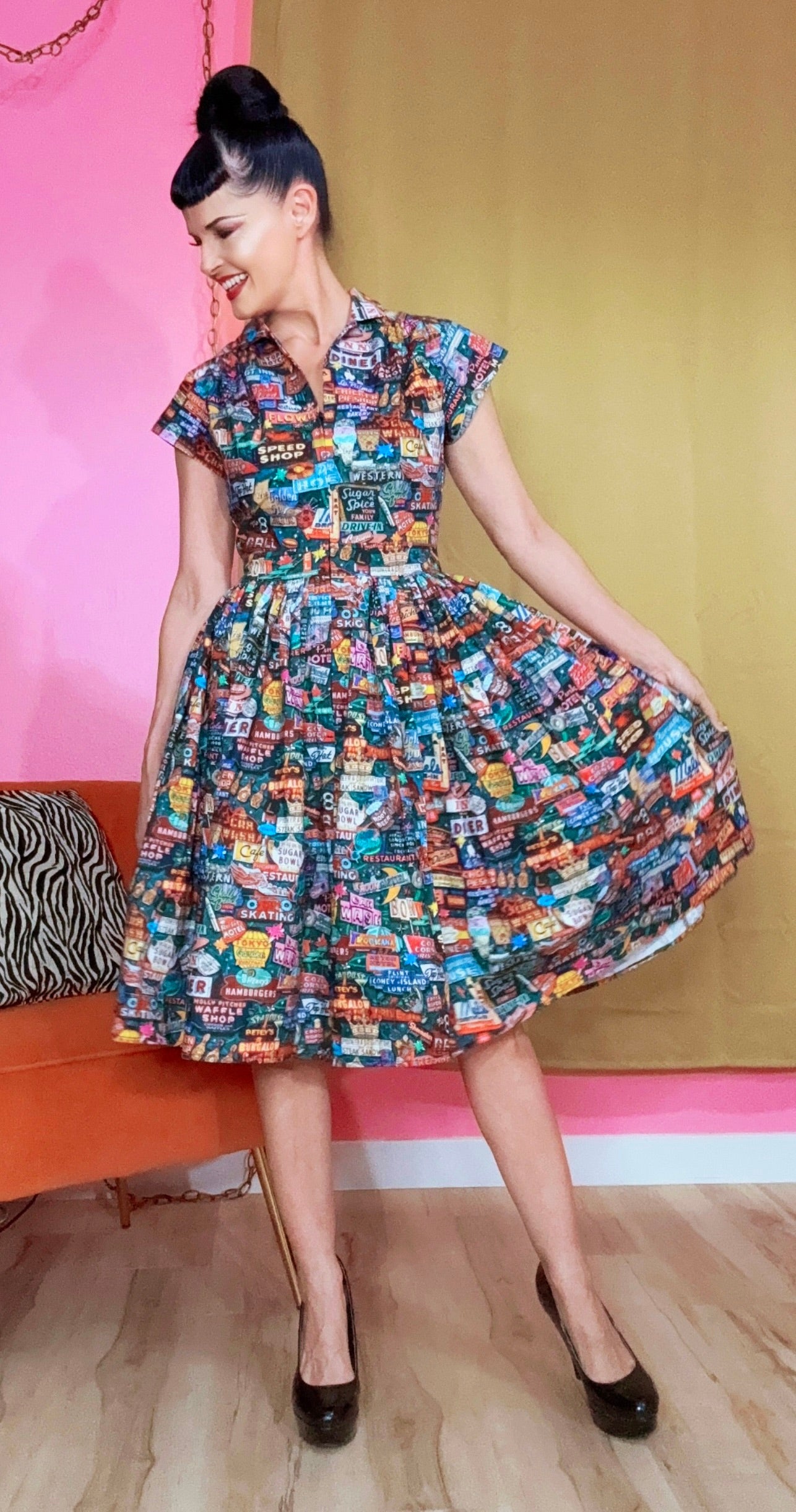 Kelly Dress Bright Lights Little City