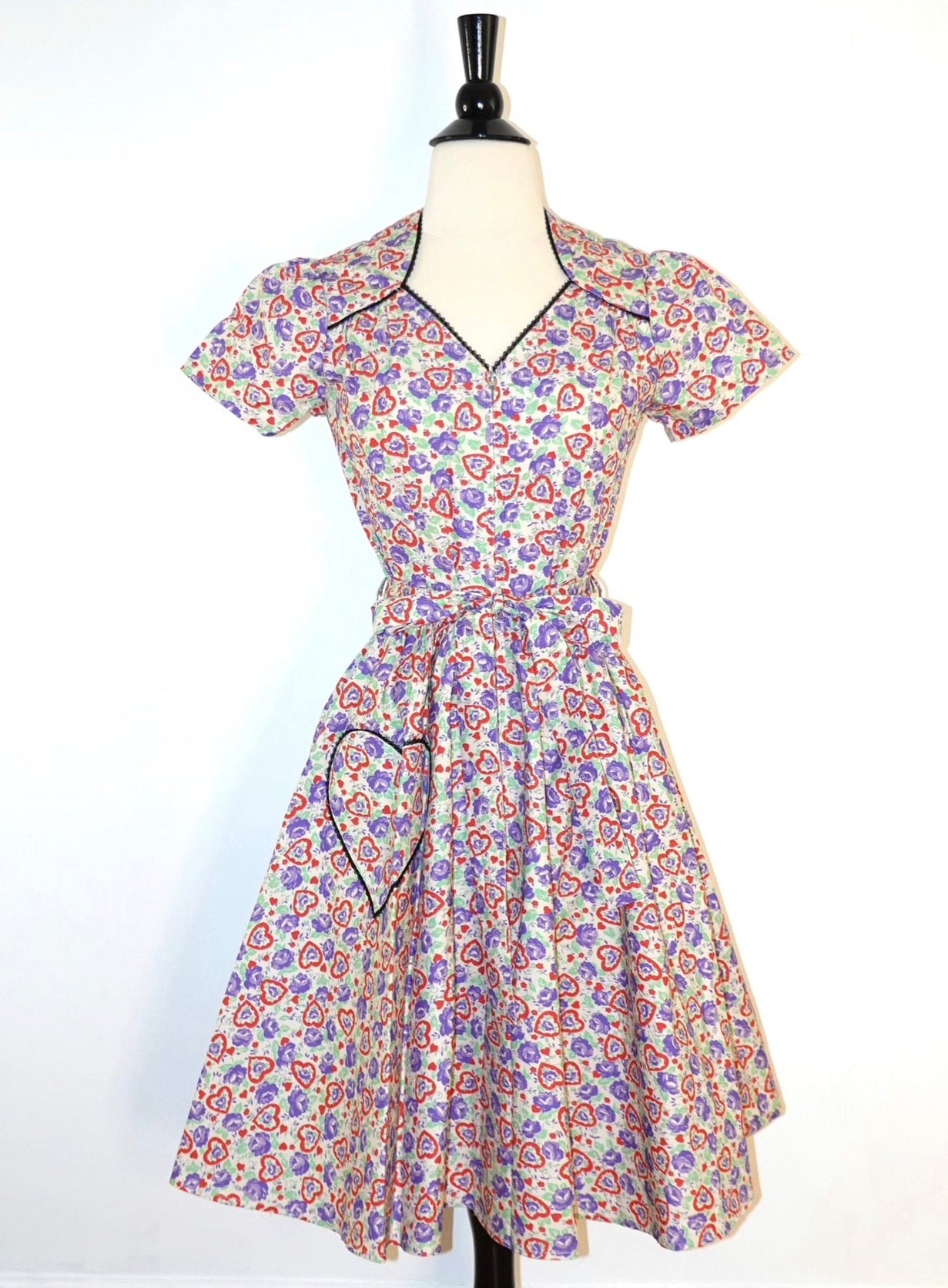 Bernie Dexter Sabrina Dress in Hearts Desire