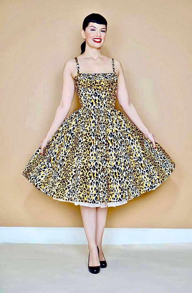 Paris Dress in Bernie’s Leopard