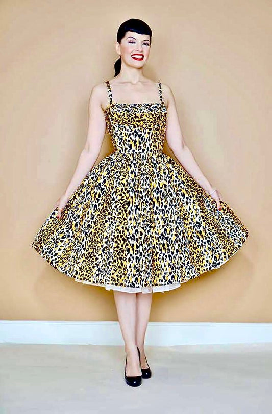 Paris Dress in Bernie’s Leopard