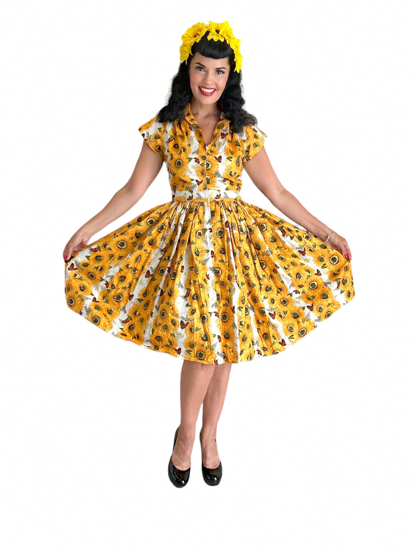 Bernie Dexter Kelly Dress in Golden Summer