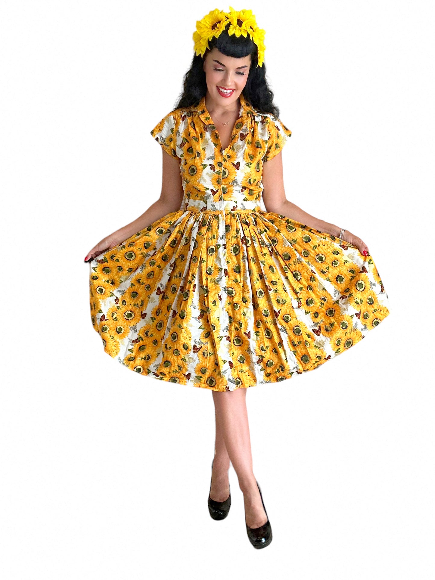 Bernie Dexter Kelly Dress in Golden Summer