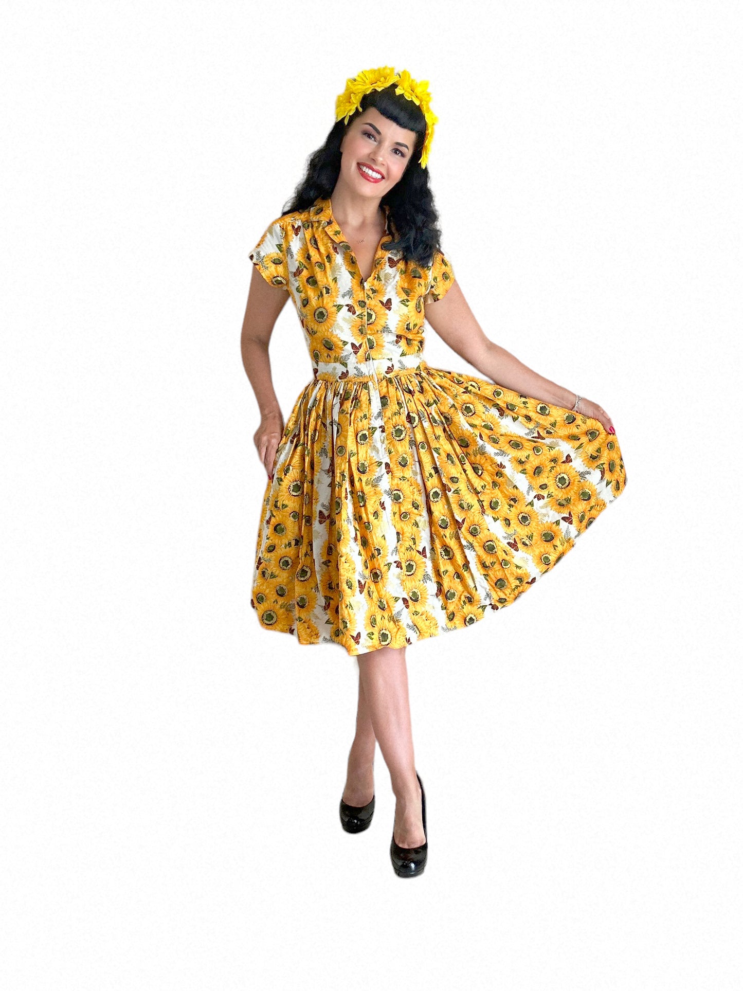 Bernie Dexter Kelly Dress in Golden Summer