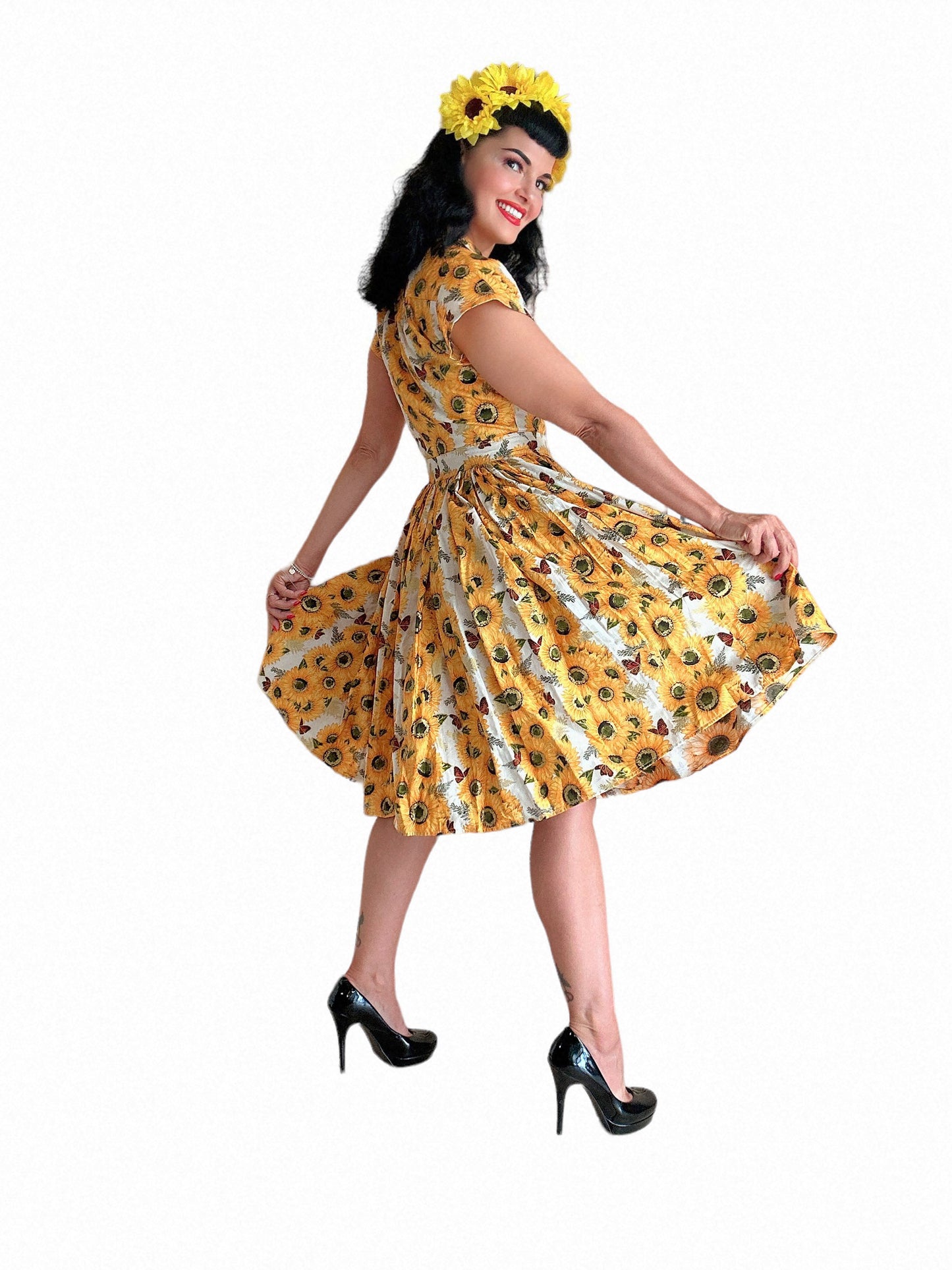 Bernie Dexter Kelly Dress in Golden Summer