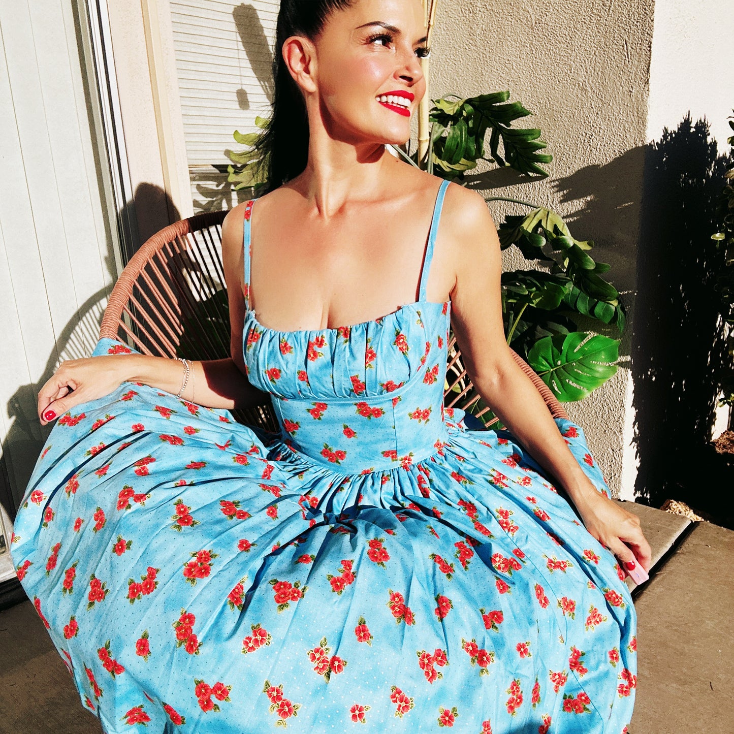 Paris Dress in Apple Blossom Time