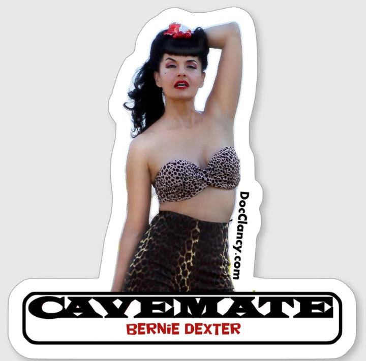 Bernie Dexter Cavemate sticker