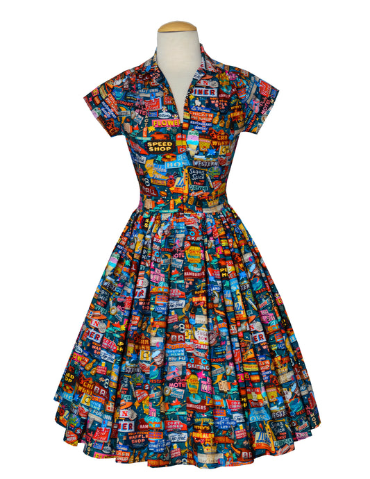 Kelly Dress Bright Lights Little City