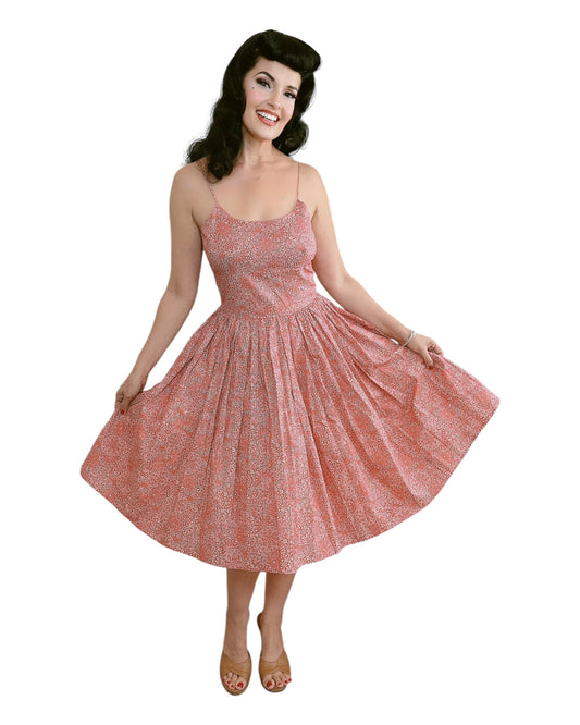 Bernie Dexter Chelsea Dress in Red Country Girl Print