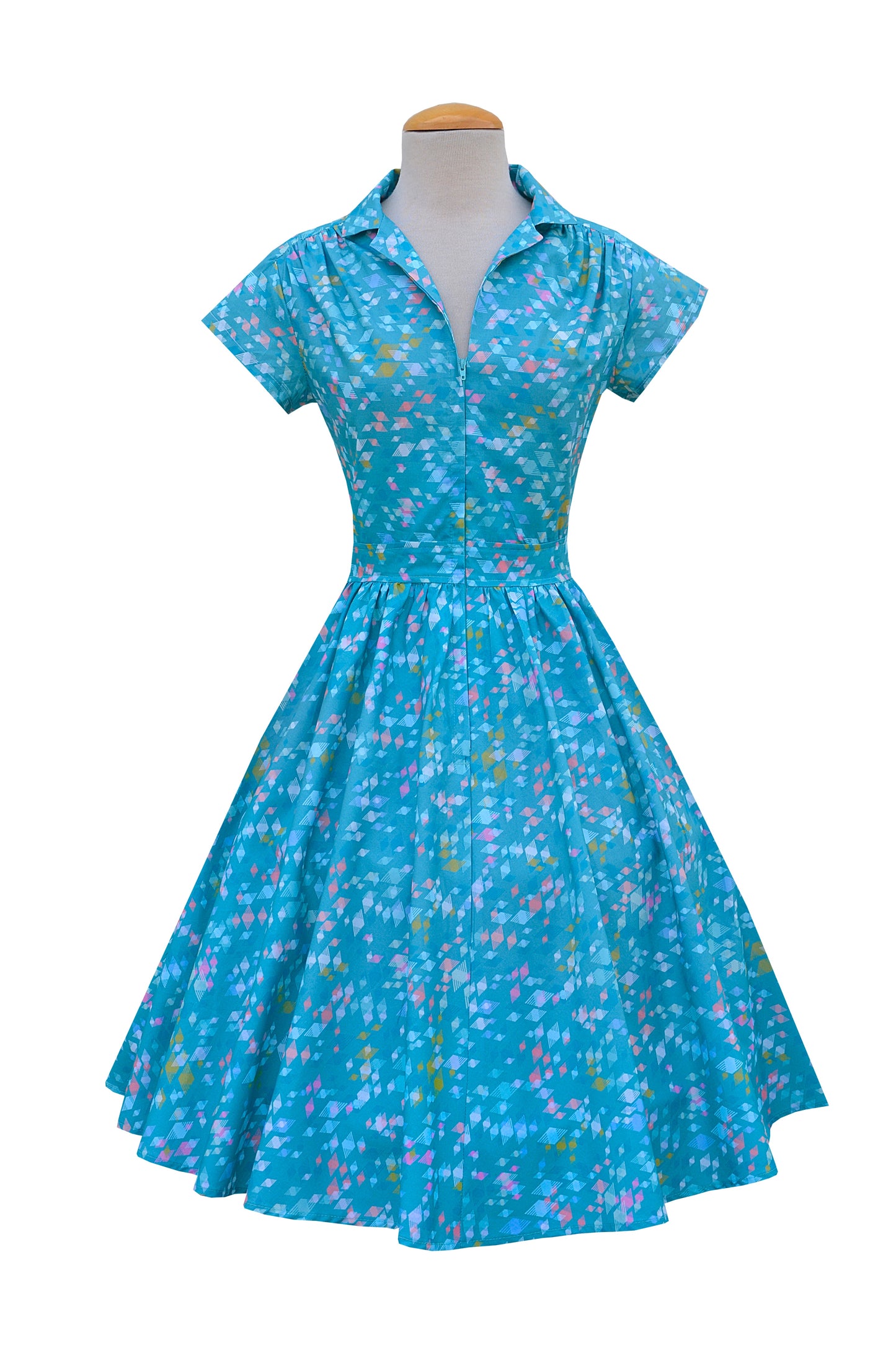 Bernie Dexter Kelly Dress in Turquoise Retro