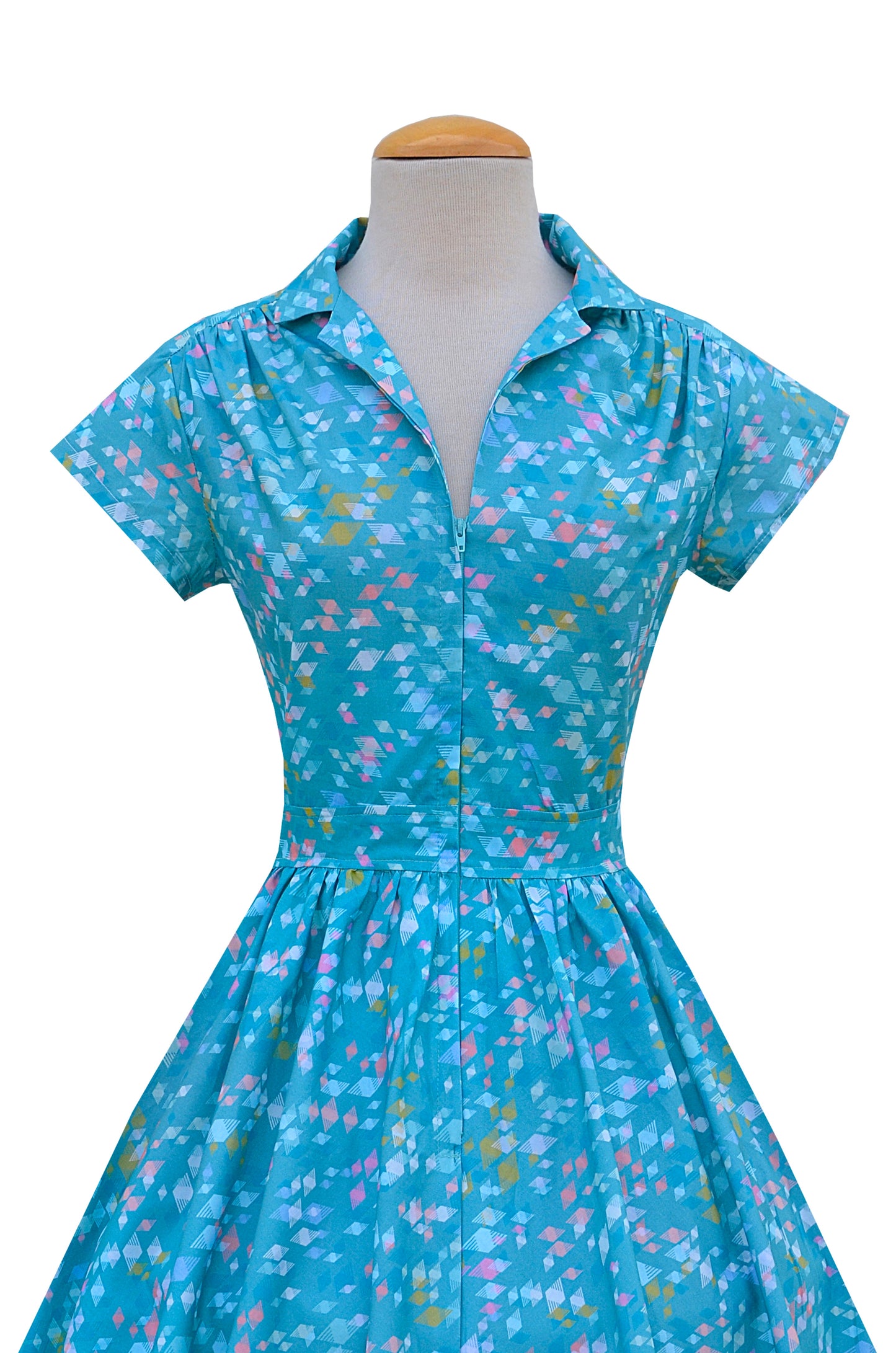 Bernie Dexter Kelly Dress in Turquoise Retro