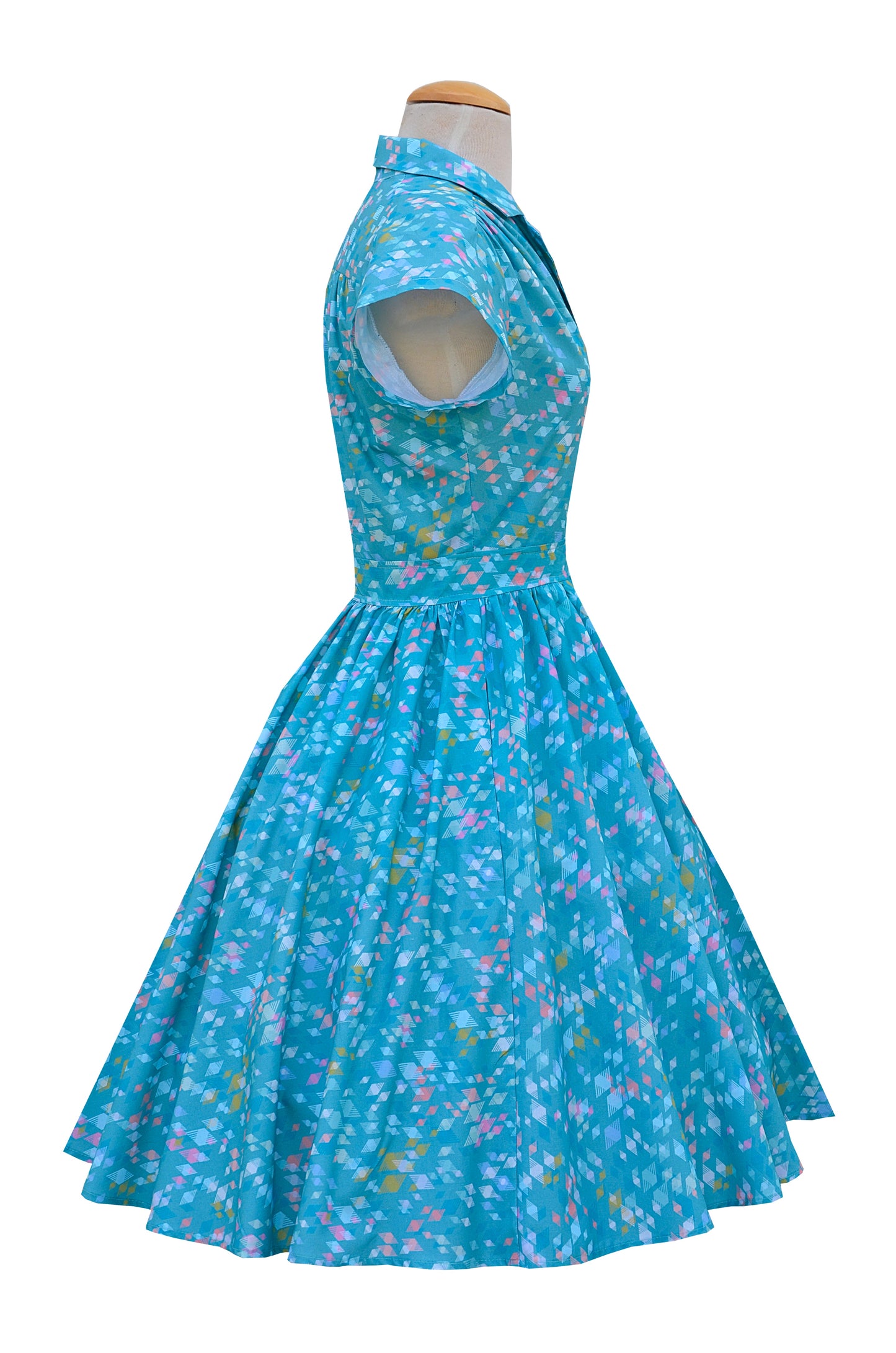 Bernie Dexter Kelly Dress in Turquoise Retro