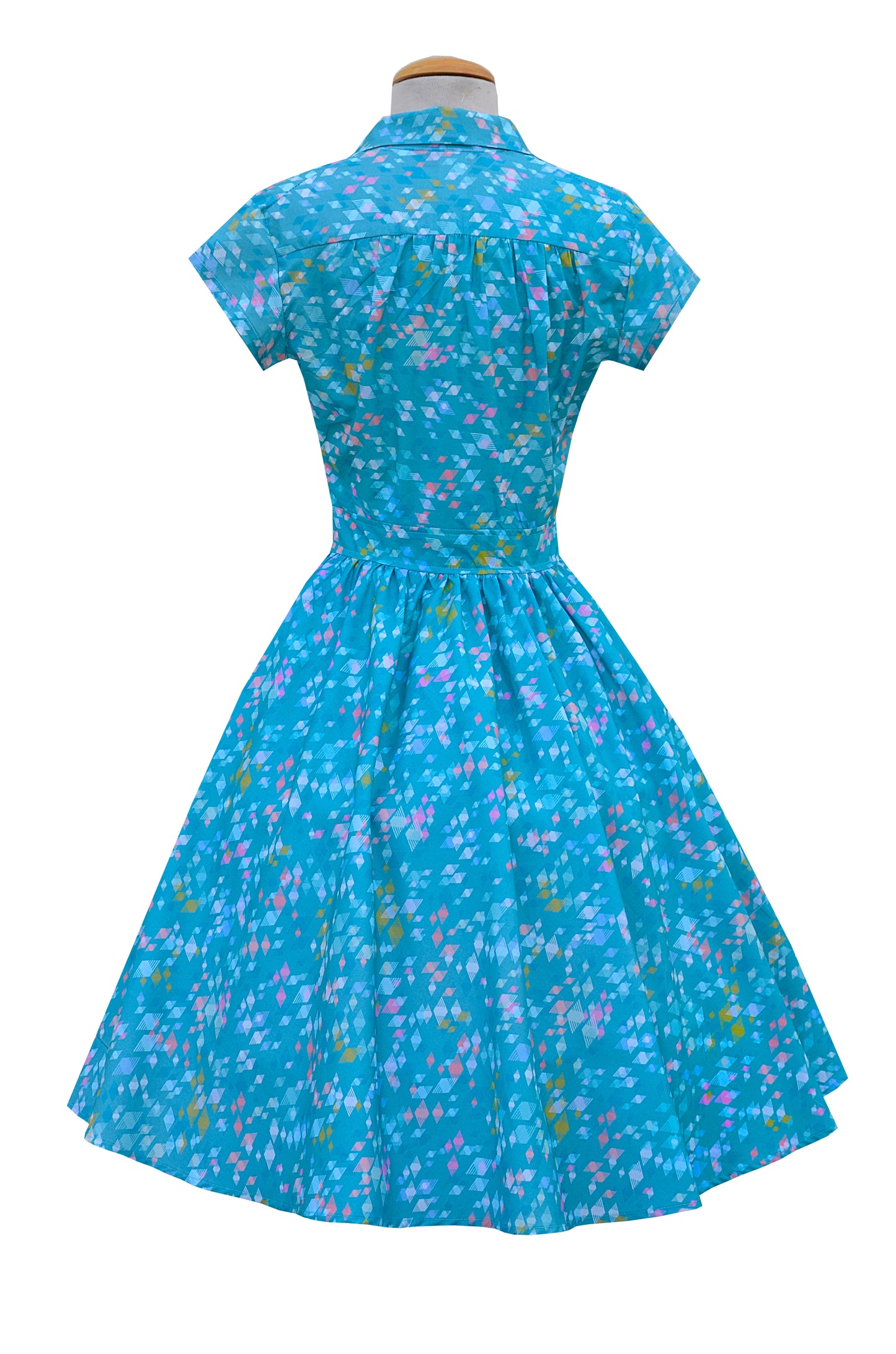 Bernie Dexter Kelly Dress in Turquoise Retro